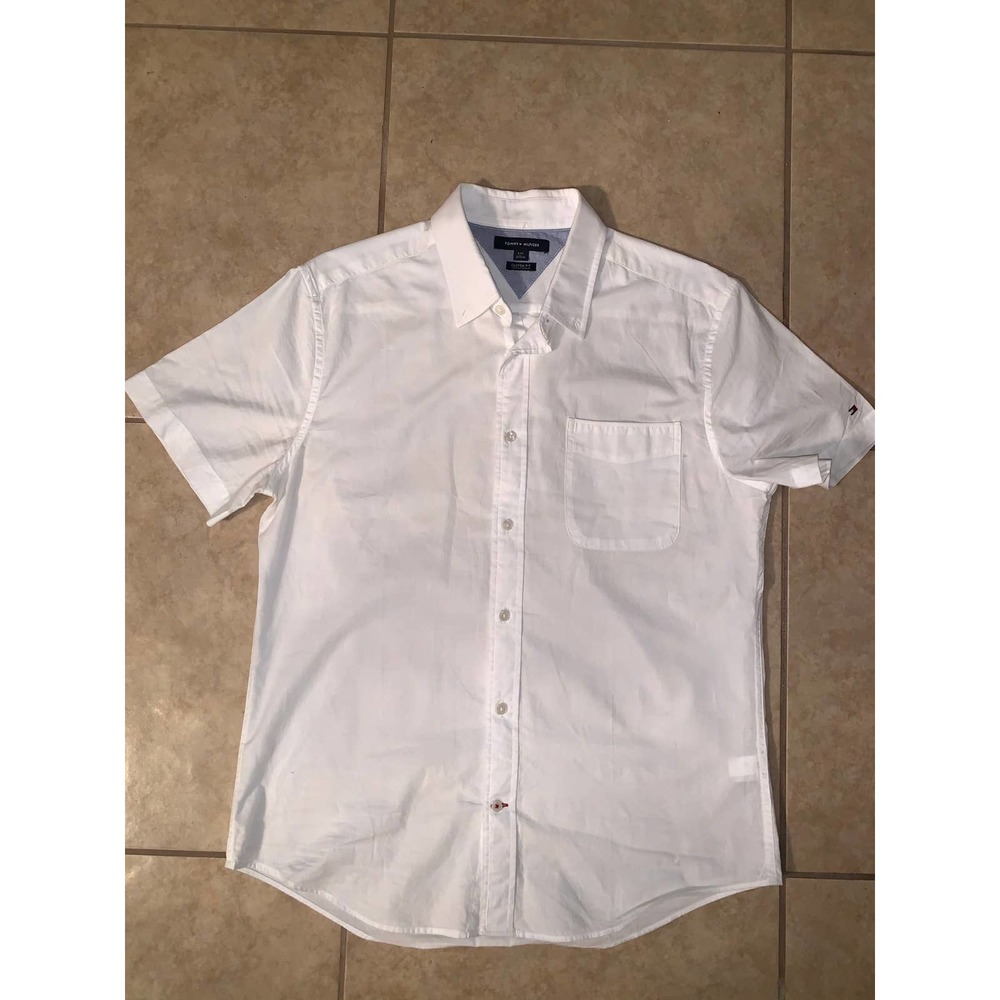 Tommy Hilfiger Mens Short Sleeve Button Up